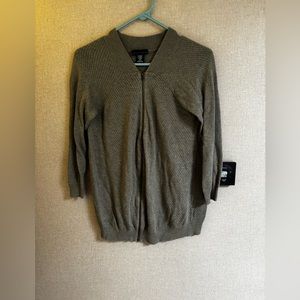 Apostrophe Olive Green Cardigan